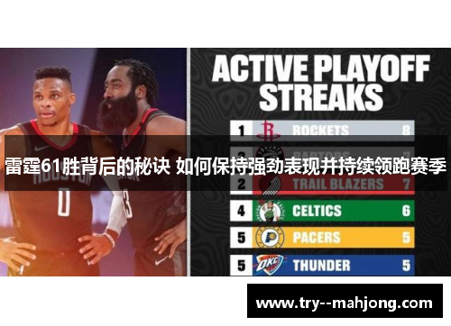 雷霆61胜背后的秘诀 如何保持强劲表现并持续领跑赛季 雷霆61胜背后的秘诀 如何保持强劲表现并持续领跑赛季