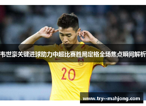 韦世豪关键进球助力中超比赛胜局定格全场焦点瞬间解析